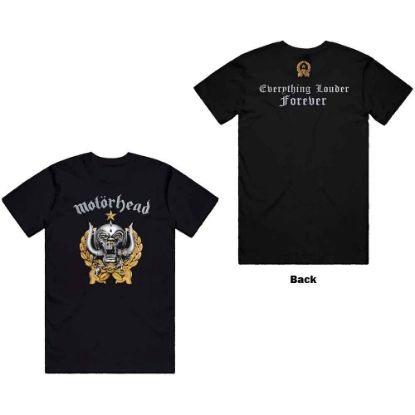 Picture of Motorhead Unisex T-Shirt: Everything Louder Forever Back Print
