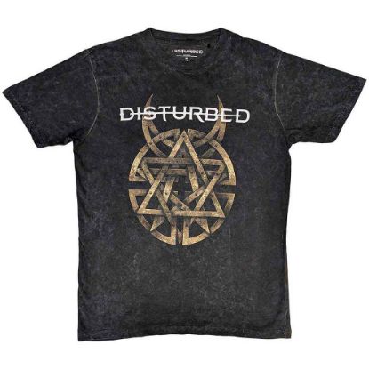 Picture of Disturbed Unisex T-Shirt: Riveted Wash Collection