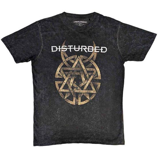 Picture of Disturbed Unisex T-Shirt: Riveted Wash Collection