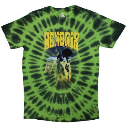 Picture of Jimi Hendrix Unisex T-Shirt: Hear The Vibe Wash Collection