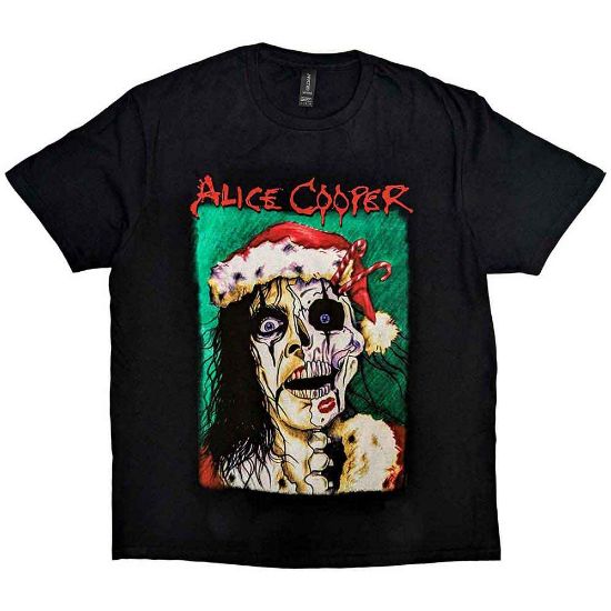 Picture of Alice Cooper Unisex T-Shirt: Xmas Card