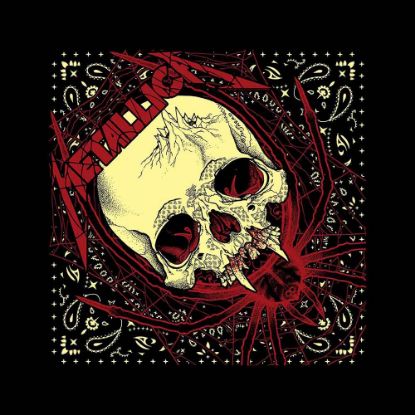 Picture of Metallica Unisex Bandana: Spider Skull