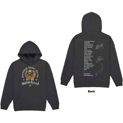 Picture of Motorhead Unisex Pullover Hoodie: Everything Louder Forever Back Print
