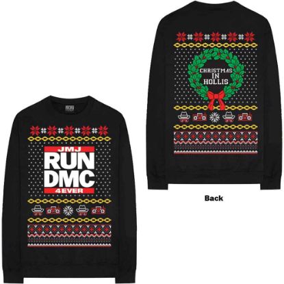 Picture of Run DMC Unisex Sweatshirt: Holiday (Back Print)