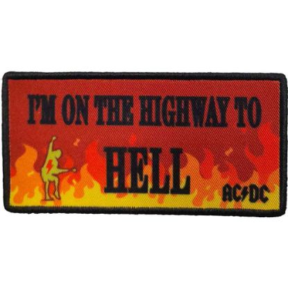 Picture of AC/DC Printed Patch: Highway To Hell Flames (Standard) 