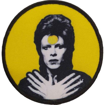 Picture of David Bowie Printed Patch: Hands Crossed (Standard) 