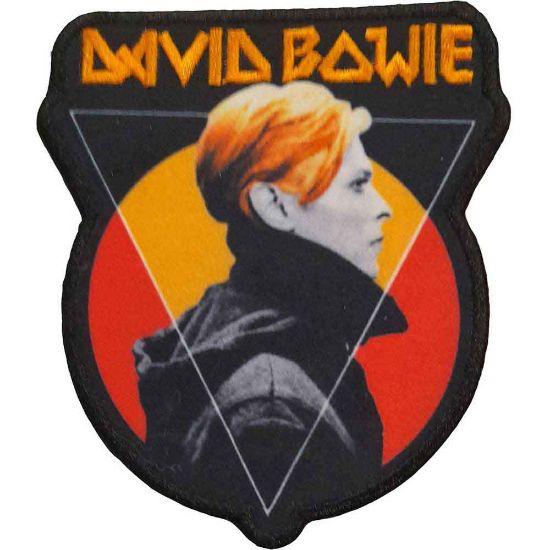 Picture of David Bowie Printed Patch: Triangle (Standard) 