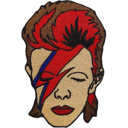 Picture of David Bowie Woven Patch: Ziggy Face (Standard) 