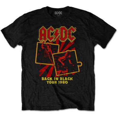 Picture of AC/DC Unisex T-Shirt: Back in Black Tour 1980