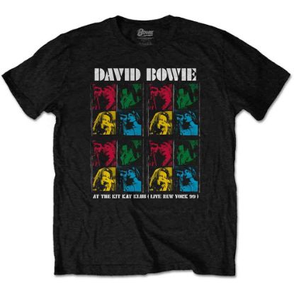 Picture of David Bowie Unisex T-Shirt: Kit Kat Klub