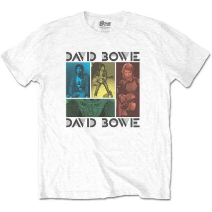 Picture of David Bowie Unisex T-Shirt: Mick Rock Photo Collage