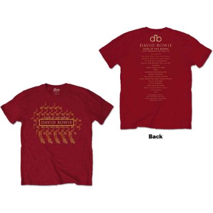 Picture of David Bowie Unisex T-Shirt: Pheonix Festival Back Print