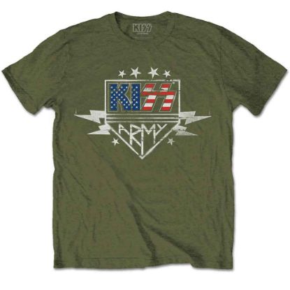 Picture of KISS Unisex T-Shirt: Army Lightning