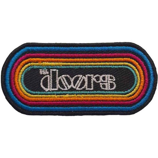 Picture of The Doors Woven Patch: Rainbow (Standard) 