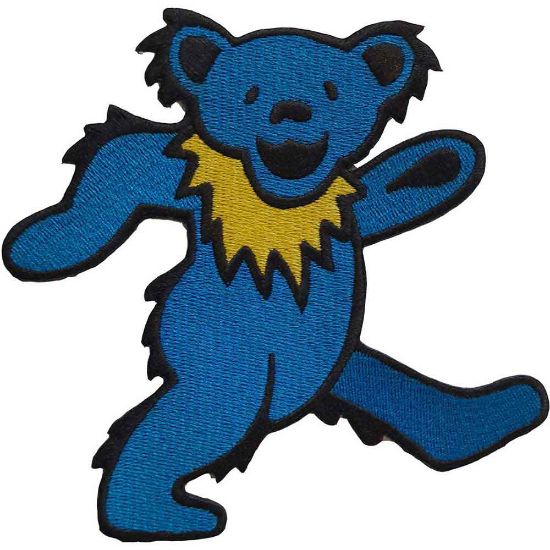 Picture of Grateful Dead Woven Patch: Blue Dancing Bear (Standard) 