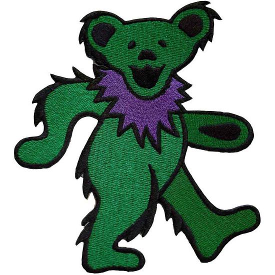 Picture of Grateful Dead Woven Patch: Green Dancing Bear (Standard) 