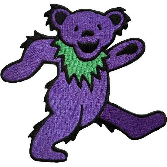 Picture of Grateful Dead Woven Patch: Purple Dancing Bear (Standard) 