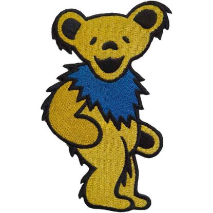 Picture of Grateful Dead Woven Patch: Yellow Dancing Bear (Standard) 