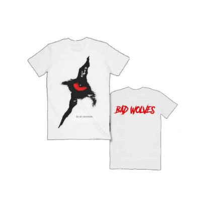 Picture of Bad Wolves Unisex T-Shirt: Dear Monsters Eye & Logo Back Print