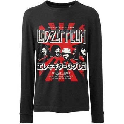Picture of Led Zeppelin Unisex Long Sleeve T-Shirt: Japanese Burst
