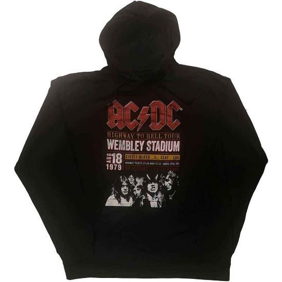 Picture of AC/DC Unisex Pullover Hoodie: Wembley '79 (Large)