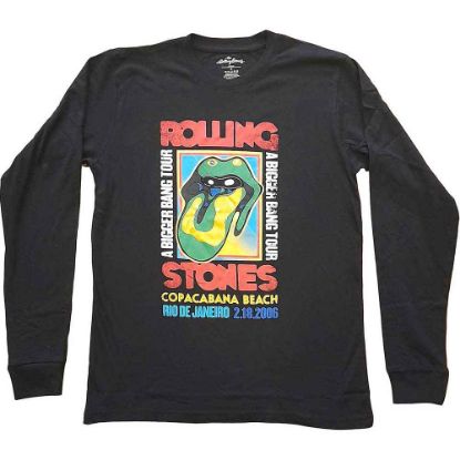 Picture of The Rolling Stones Unisex Long Sleeve T-Shirt: Copacabana Beach