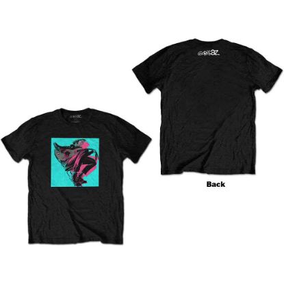 Picture of Gorillaz Unisex T-Shirt: Now Now Logo Back Print