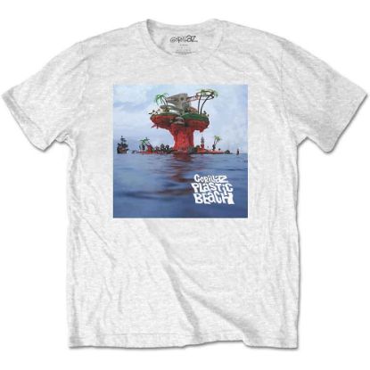 Picture of Gorillaz Unisex T-Shirt: Plastic Beach