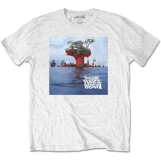 Picture of Gorillaz Unisex T-Shirt: Plastic Beach