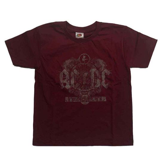 Picture of AC/DC Kids T-Shirt: Black Ice (7-8 Years)