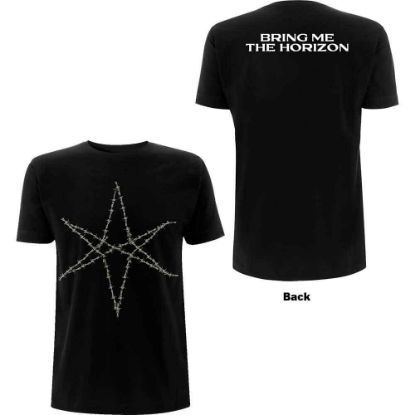 Picture of Bring Me The Horizon Unisex T-Shirt: Barbed Wire Back Print