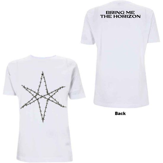 Picture of Bring Me The Horizon Unisex T-Shirt: Barbed Wire Back Print