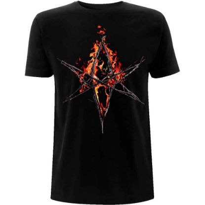Picture of Bring Me The Horizon Unisex T-Shirt: Flaming Hex