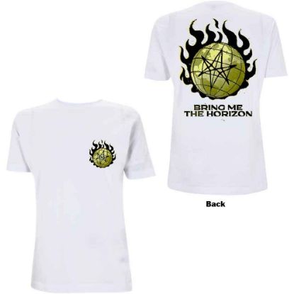 Picture of Bring Me The Horizon Unisex T-Shirt: Globe Back Print