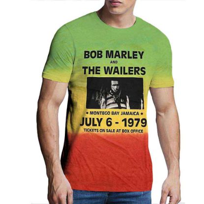Picture of Bob Marley Unisex T-Shirt: Montego Bay Wash Collection