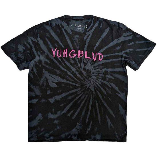 Picture of Yungblud Unisex T-Shirt: Scratch Logo (Wash Collection) (Small)