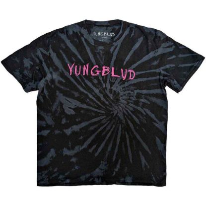 Picture of Yungblud Unisex T-Shirt: Scratch Logo (Wash Collection) (X-Large)