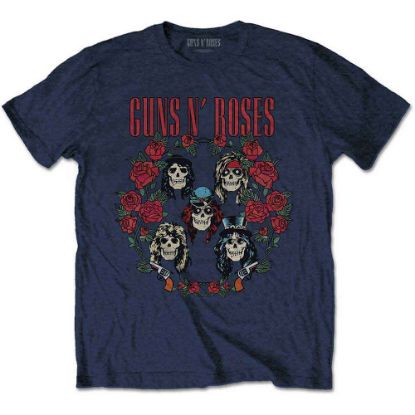 Picture of Guns N' Roses Unisex T-Shirt: Skulls Wreath