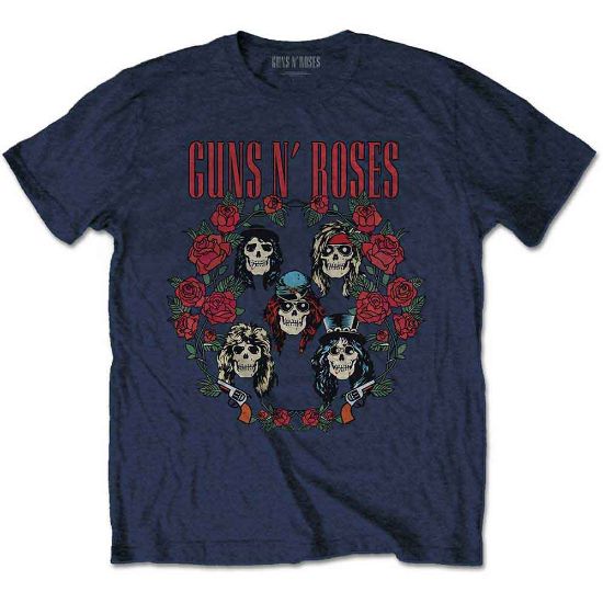 Picture of Guns N' Roses Unisex T-Shirt: Skulls Wreath