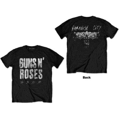Picture of Guns N' Roses Unisex T-Shirt: Paradise City Stars Back Print