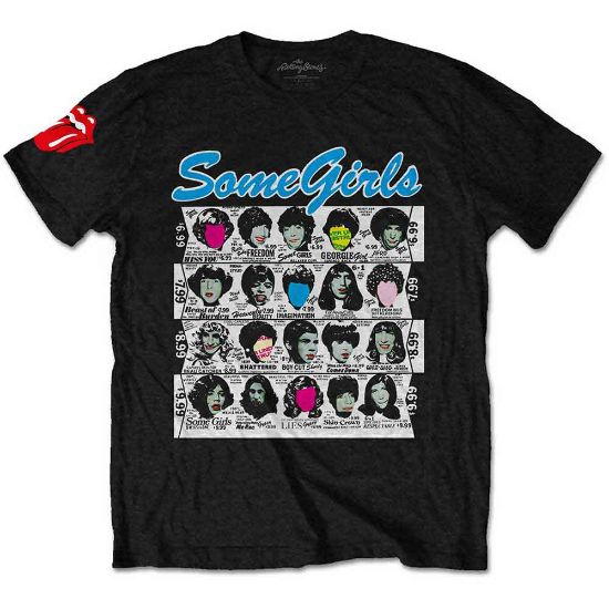 Picture of The Rolling Stones Unisex T-Shirt: Some Girls Album Sleeve Print