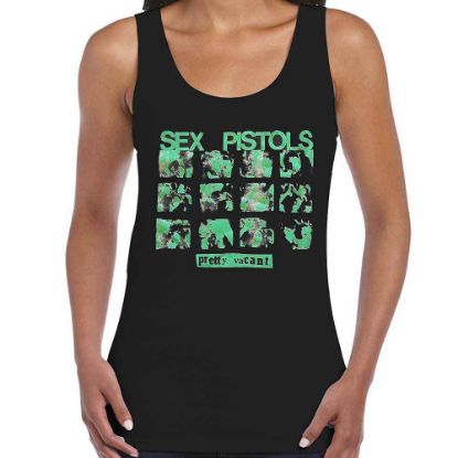 Picture of The Sex Pistols Ladies Vest T-Shirt: Pretty Vacant