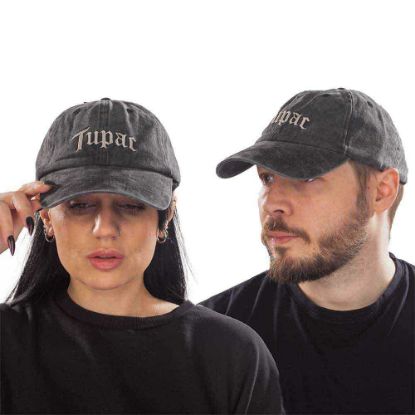 Picture of Tupac Unisex Baseball Cap: Gothic Logo