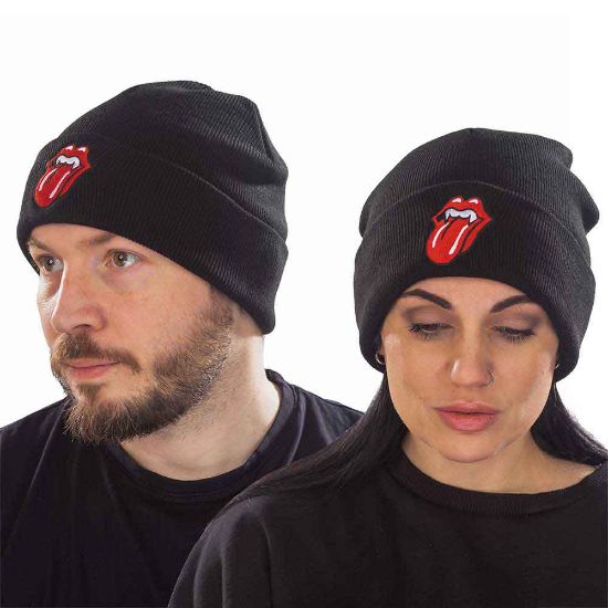 Picture of The Rolling Stones Unisex Beanie Hat: Fang Tongue