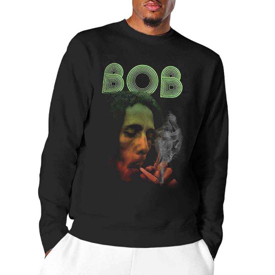 Picture of Bob Marley Unisex Long Sleeve T-Shirt: Smoke Gradient Wash Collection