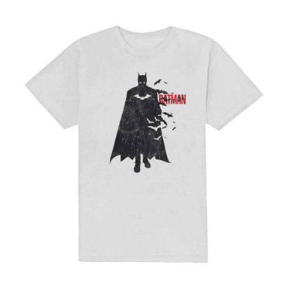 Picture of DC Comics Unisex T-Shirt: The Batman Distressed Figure