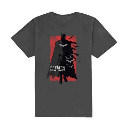 Picture of DC Comics Unisex T-Shirt: The Batman Distressed Logo