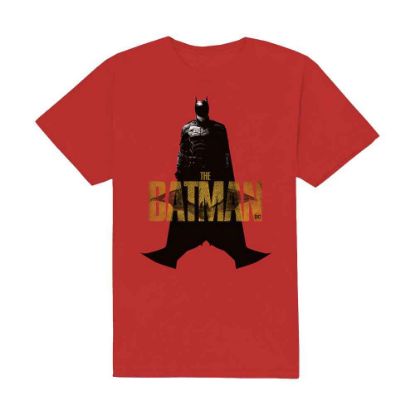 Picture of DC Comics Unisex T-Shirt: The Batman Yellow Text