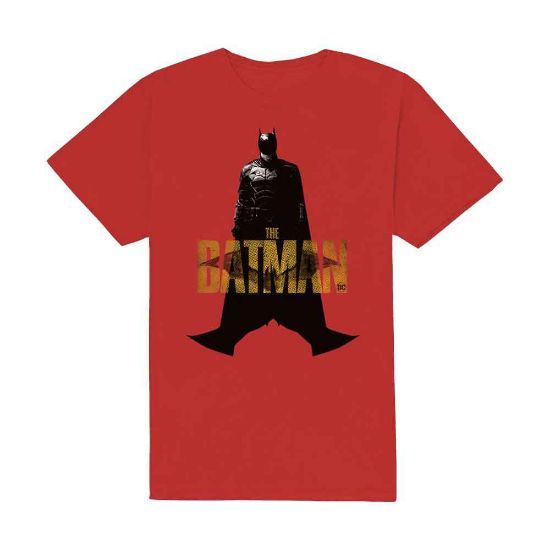 Picture of DC Comics Unisex T-Shirt: The Batman Yellow Text