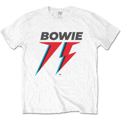 Picture of David Bowie Unisex T-Shirt: 75th Logo